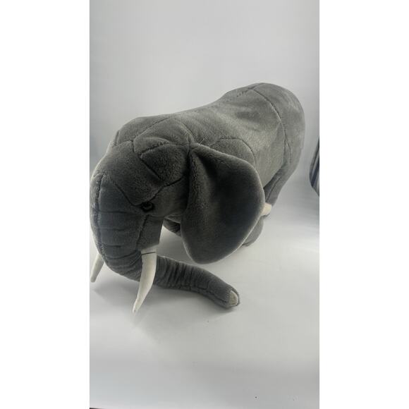 Melissa & Doug Plush Giant Over Sized Elephant Plush Lifelike Stuffed Animal - Picture 13 of 15